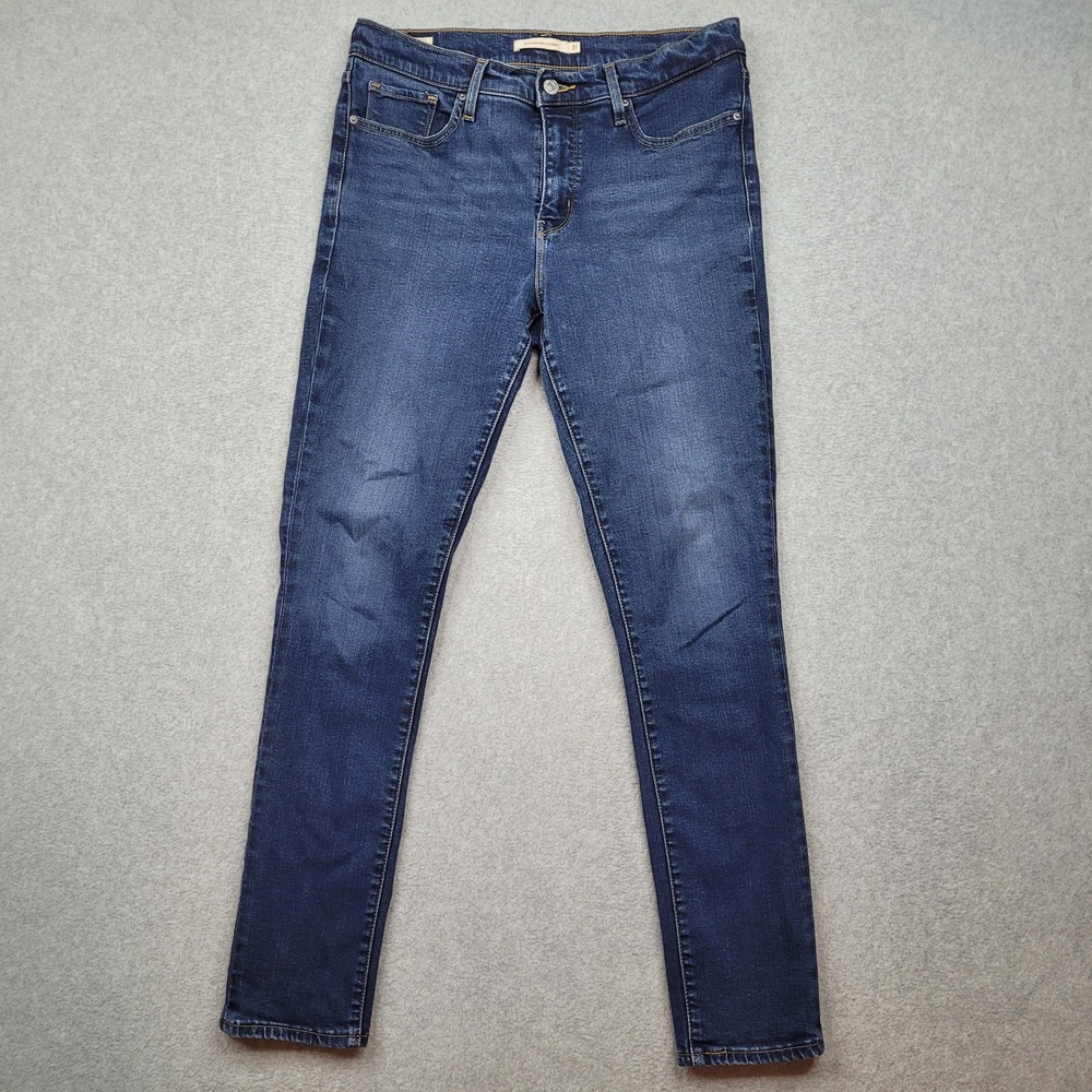 Levi's 311 Shaping Skinny Jeans‎ Womens Size 31 Blue Denim Stretch Mid Rise